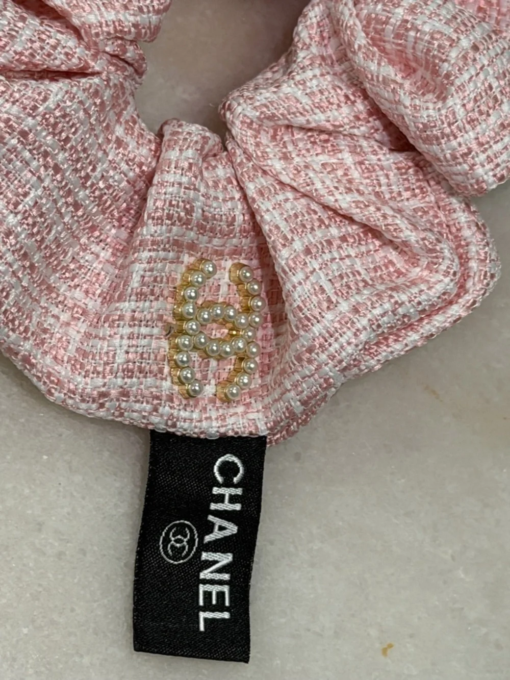 CC pink GWP one scrunchie